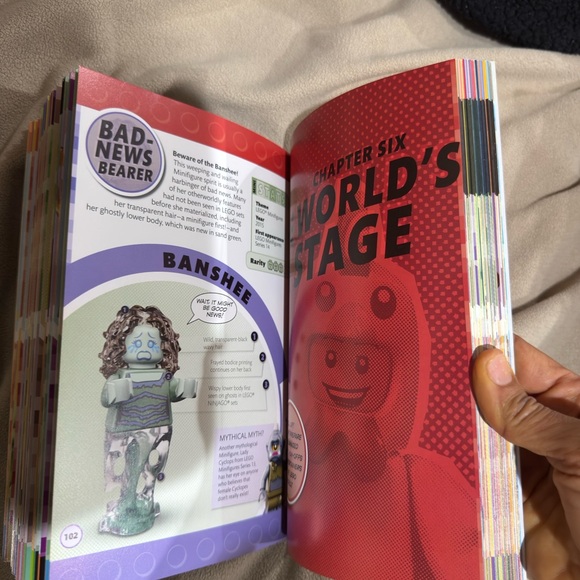 LEGO Minifigure Handbook - Orange and Red Cover used in great condition - Picture 6 of 14